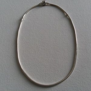Pandora Sterling Silver Necklace 17 inches